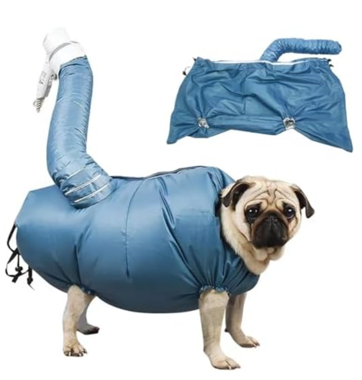 Pack Premium de Cuidado para Mascotas – Secado + Cepillado 2 en 1