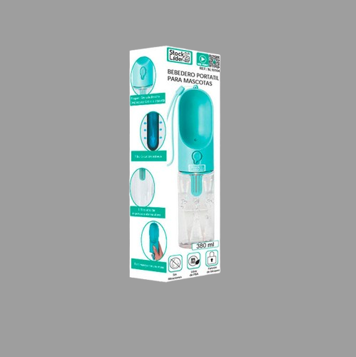 Botella Portátil para Mascotas con Filtro