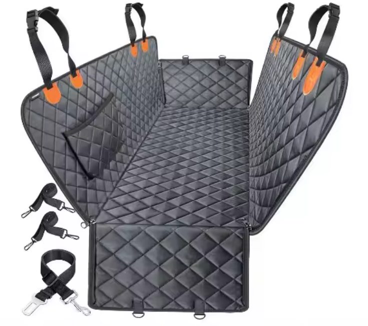 Funda de Asiento Trasero de Lujo para Perros