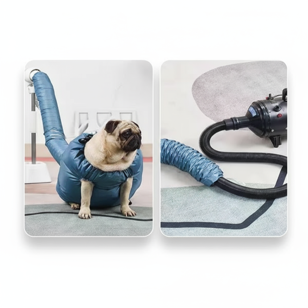 Secador plegable para mascotas